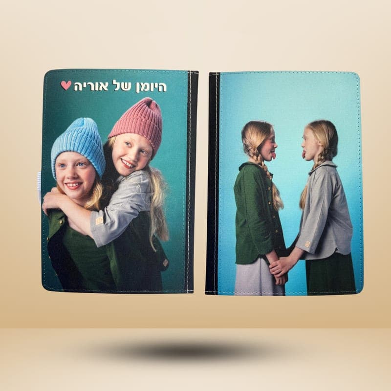מחברת A5, 15/10 ס"מ עם תמונה אישית — למשרד | פוטוגני